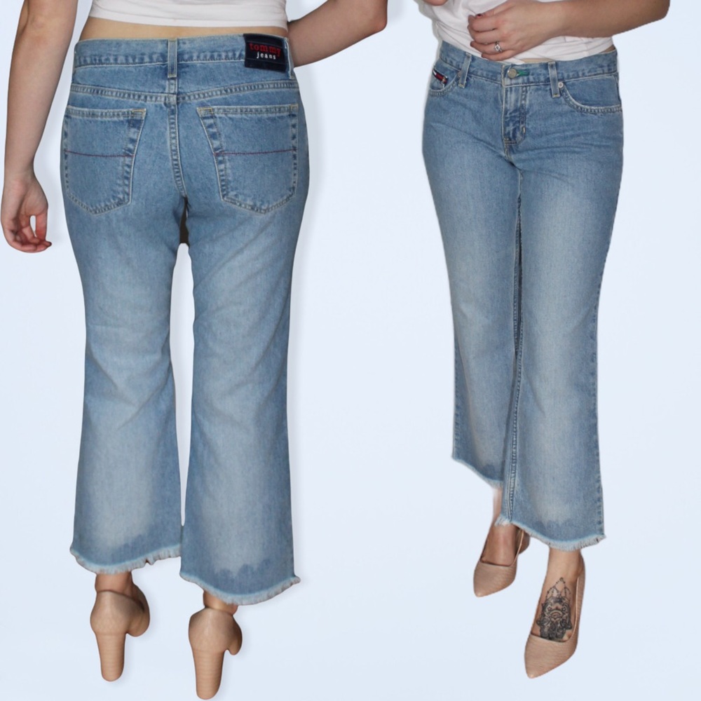 TOMMY HILFIGER Vintage 1999 Jeans w/ Raw Hem